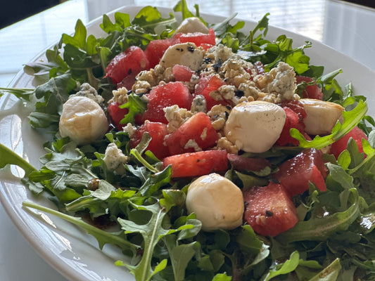 Aunt Twitty’s Watermelon Arugula Salad