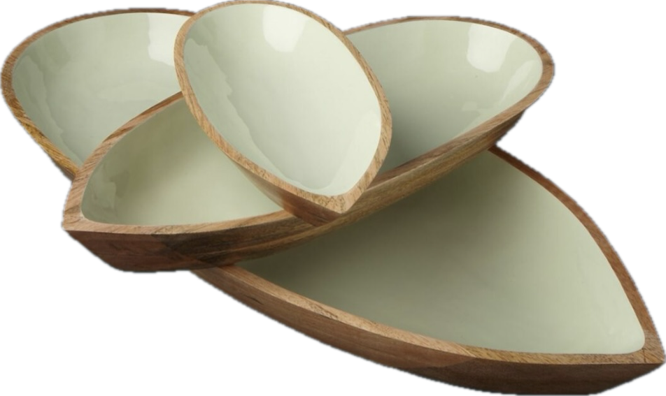 Madras Large Oval Bowl, Mint