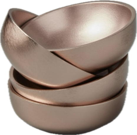 Rosé Mini Bowls, Set of 4