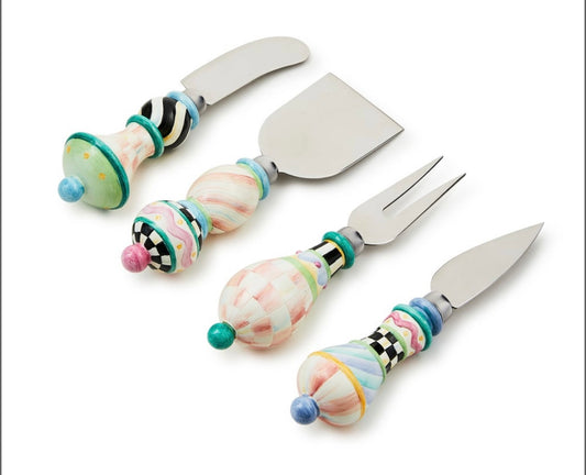 Rosy Meadows Cheese Knife Set