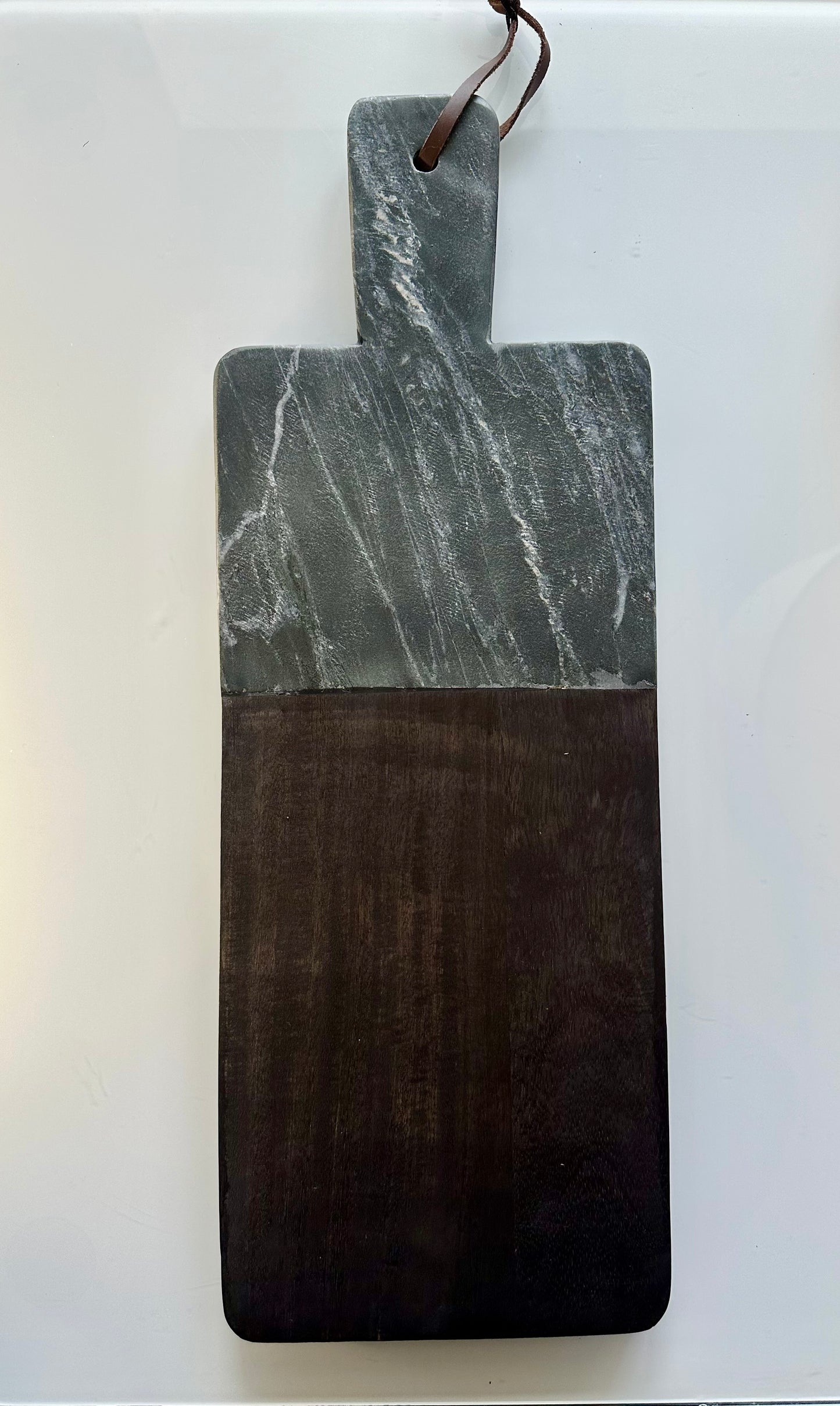 Marble + Wood w/ Leather