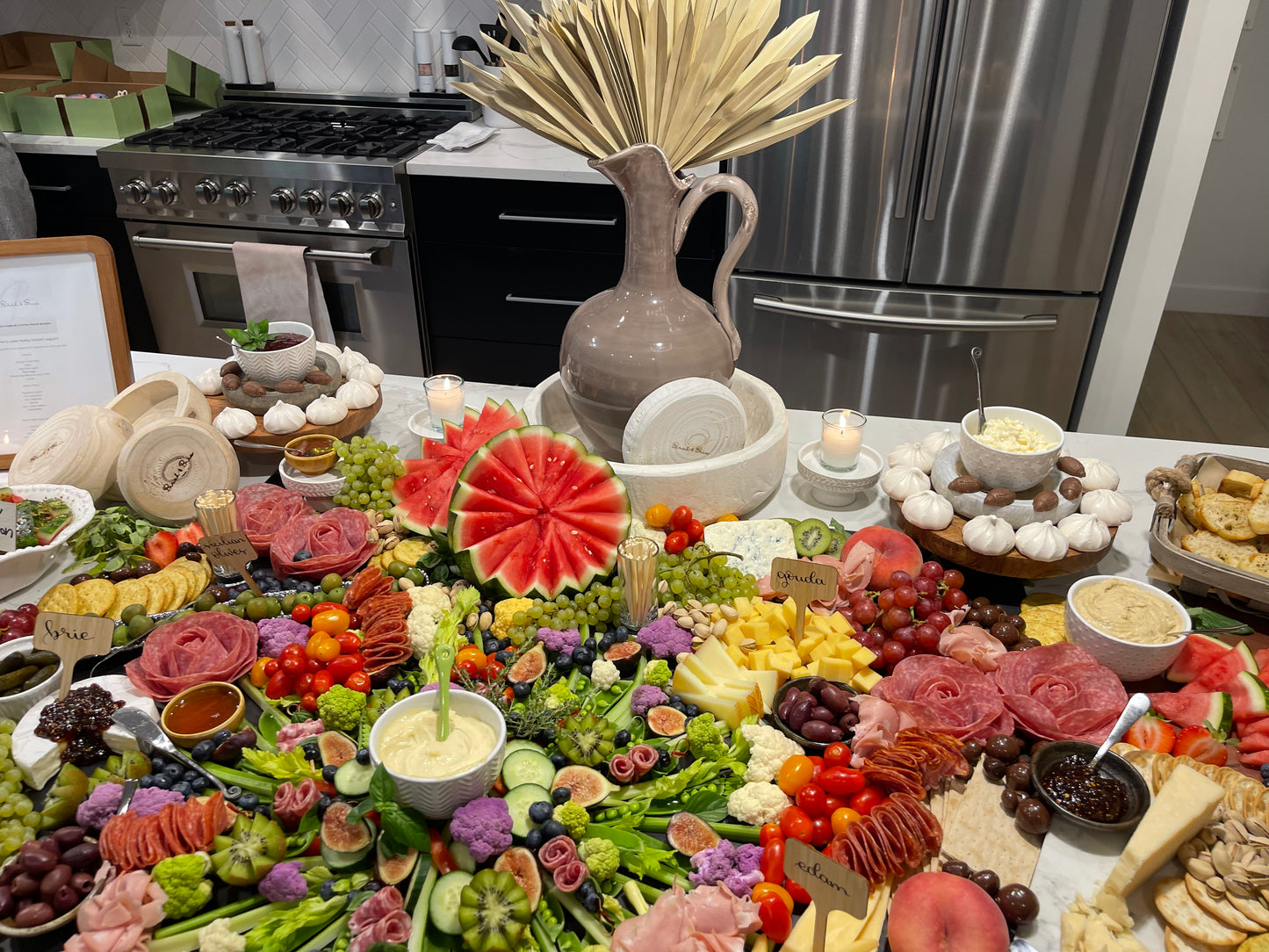 Tropical Boho Graze Table