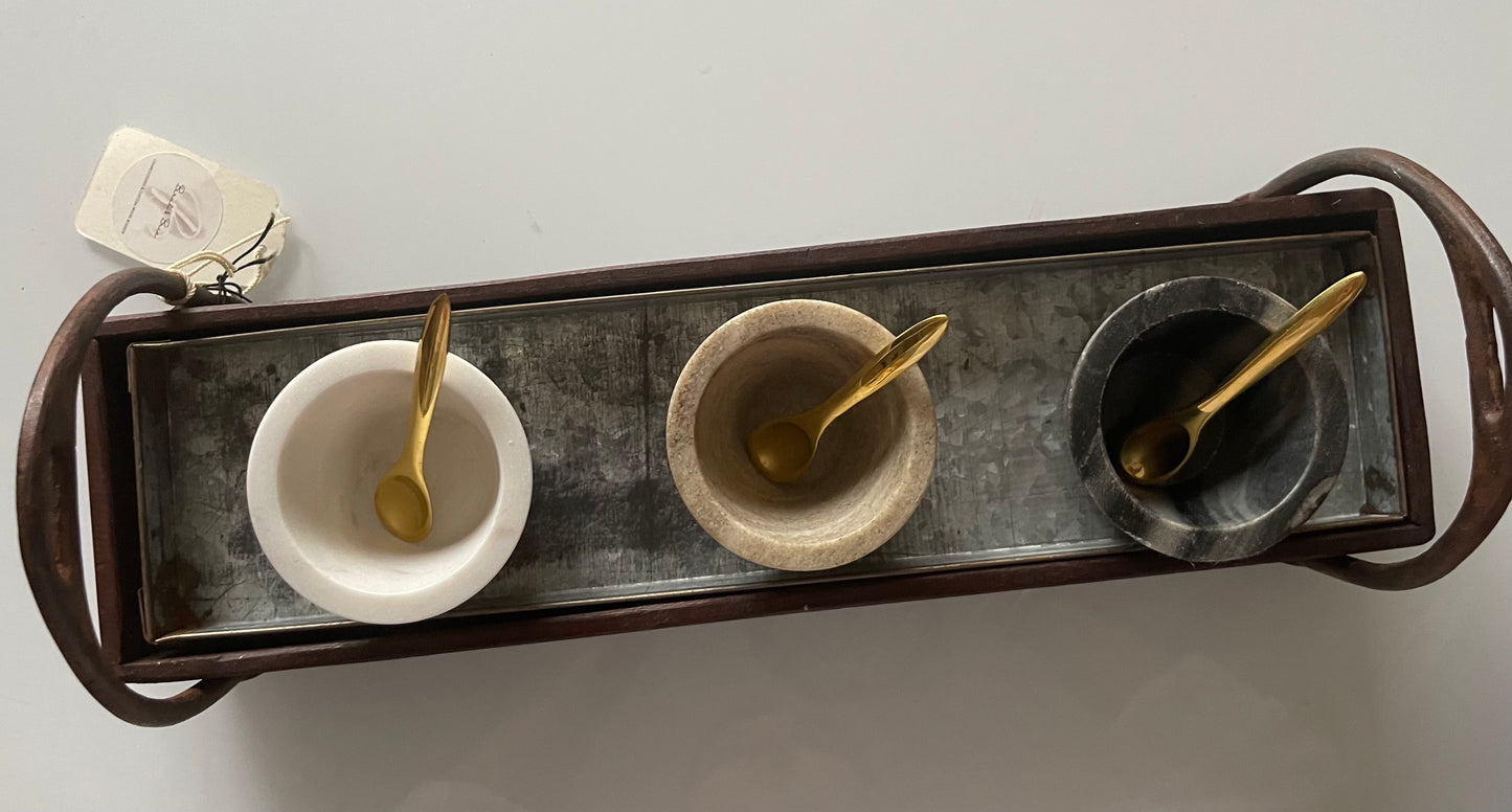 Rustic Decorative Tray w/ Handles