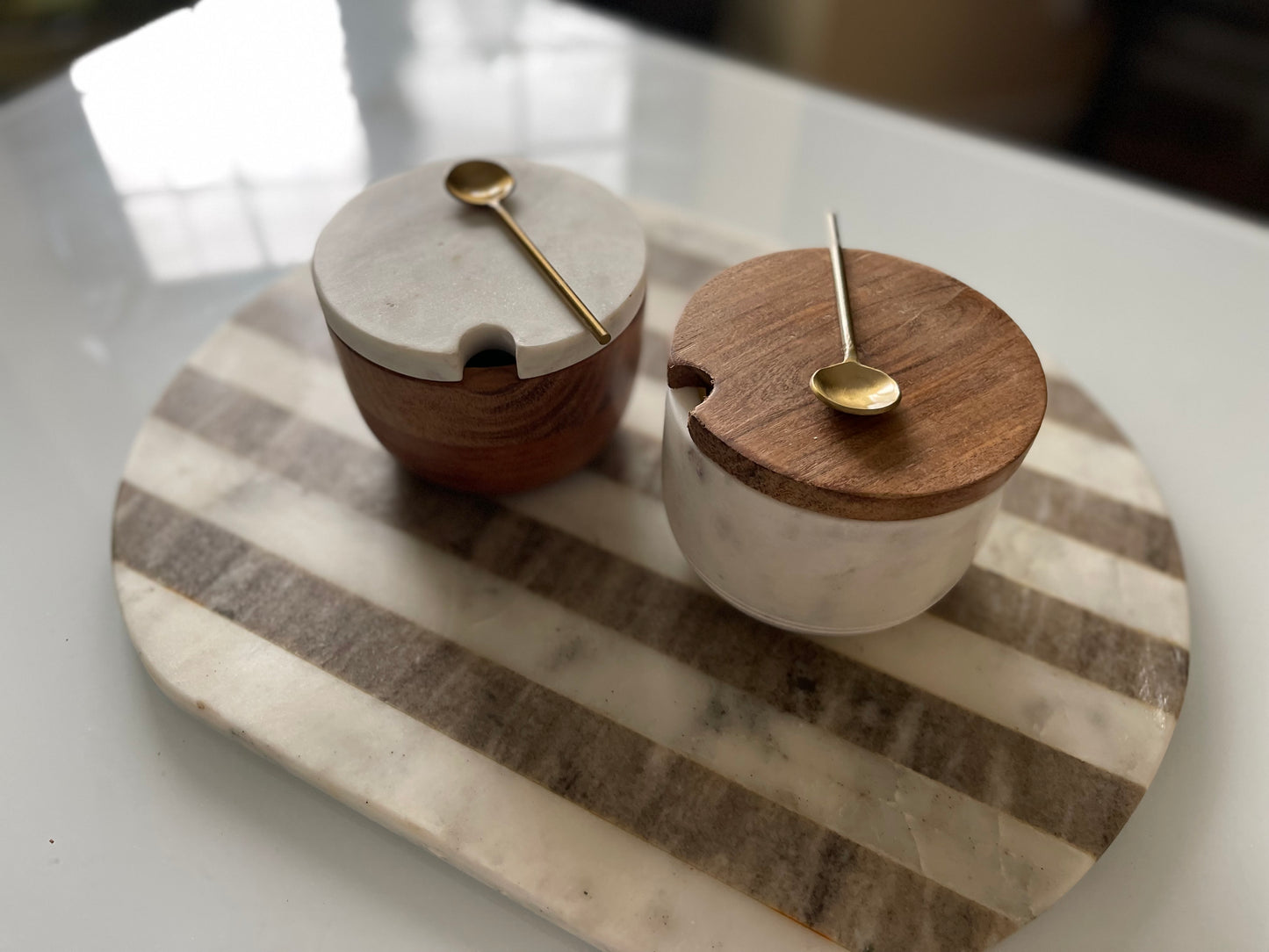 Marble Striped Cutting Board