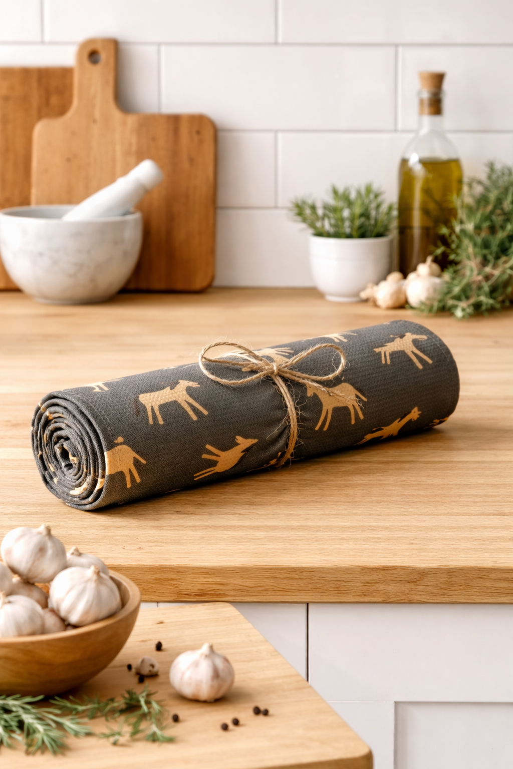 Horses Tea Towel