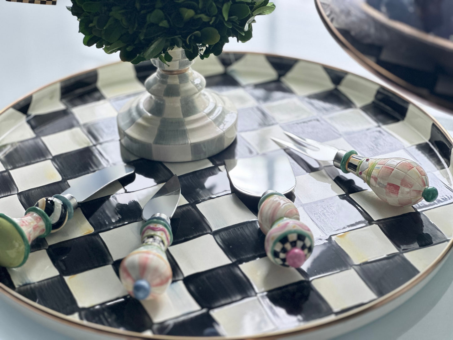 Rosy Meadows Cheese Knife Set