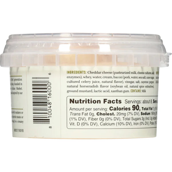 Cheddar & Horseradish with Smoky Bacon Cheese Spread